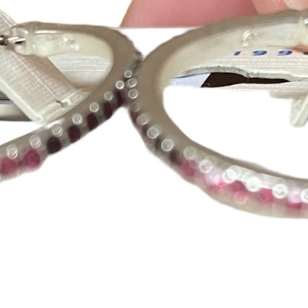 Delicate Matte Silver & Multi-Colored Hoops. Perfectly Sized for everyday wear.